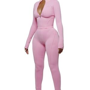 Pink Women's Jumpsuit